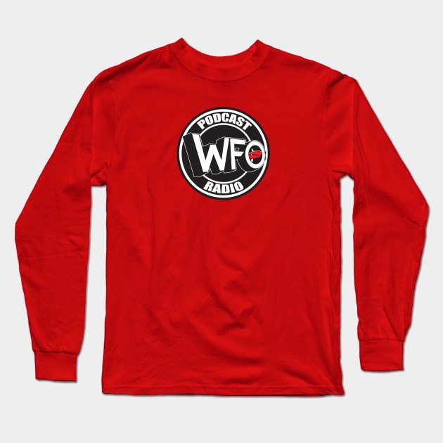 7 inch BW logo Long Sleeve T-Shirt by WFO Radio 